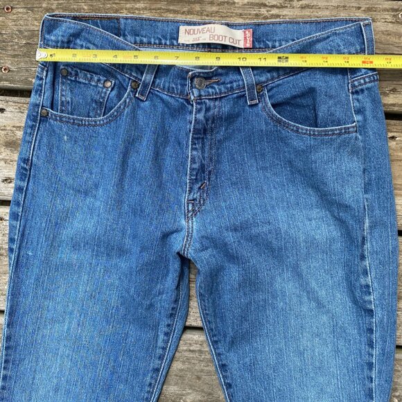 LEVI'S 515 BOOT CUT Womens Blue JEANS Size 10M ( 32 x 30.5 ) - Picture 15 of 16